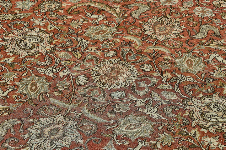 8x11 Vintage Persian Kashan Rug - 50037