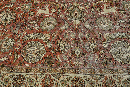 8x11 Vintage Persian Kashan Rug - 50037