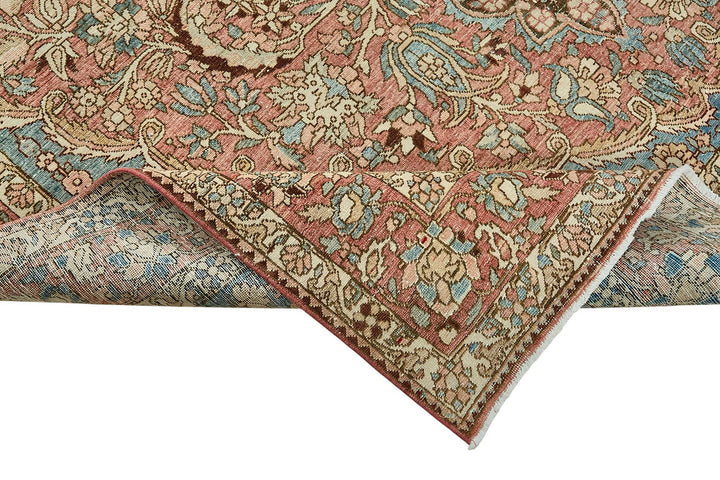 7x10 Vintage Persian Tabriz Rug - 50038