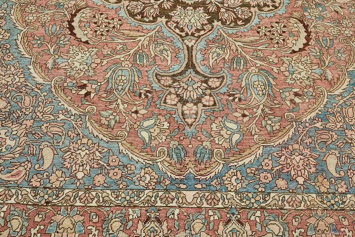7x10 Vintage Persian Tabriz Rug - 50038