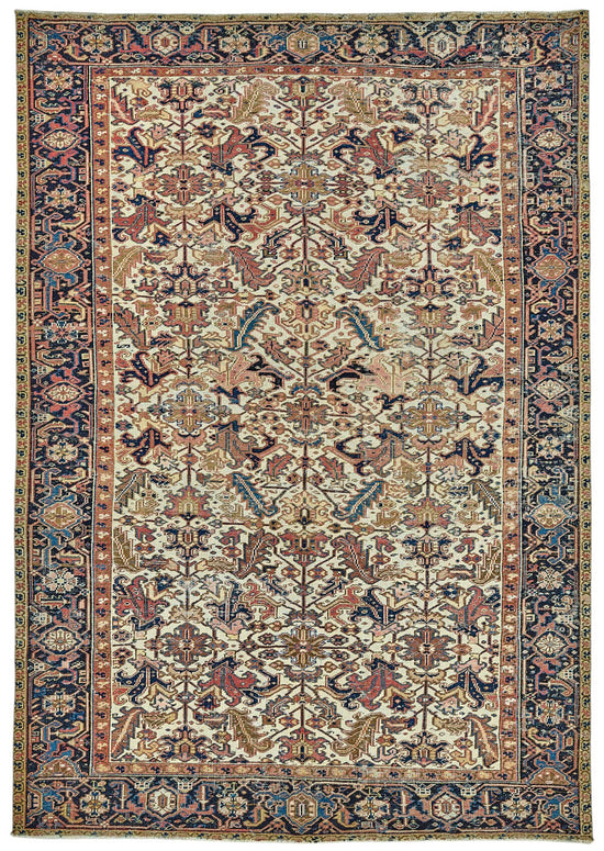 8x11 Vintage Persian Heriz Rug - 50039