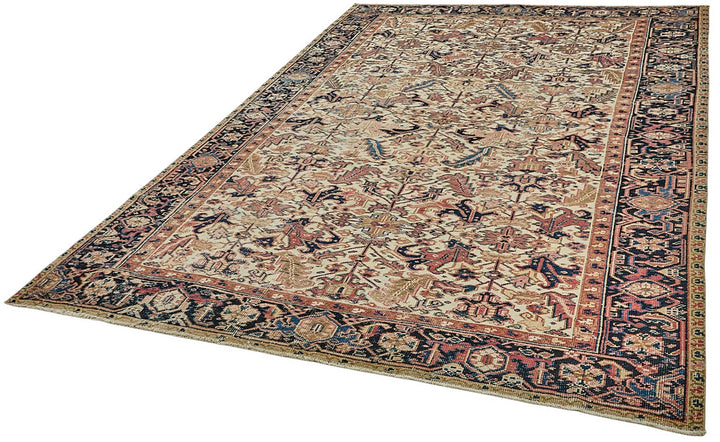 8x11 Vintage Persian Heriz Rug - 50039