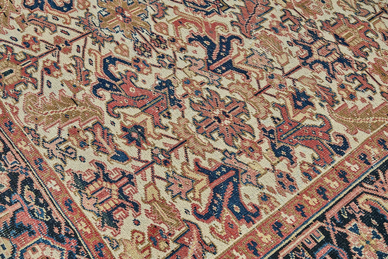 8x11 Vintage Persian Heriz Rug - 50039