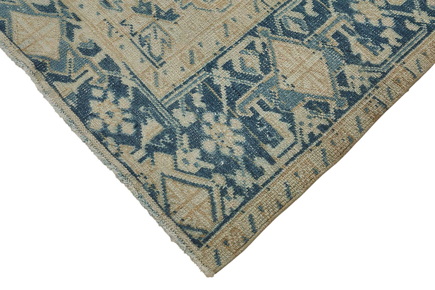 8x10 Antique Persian Heriz Rug - 50043