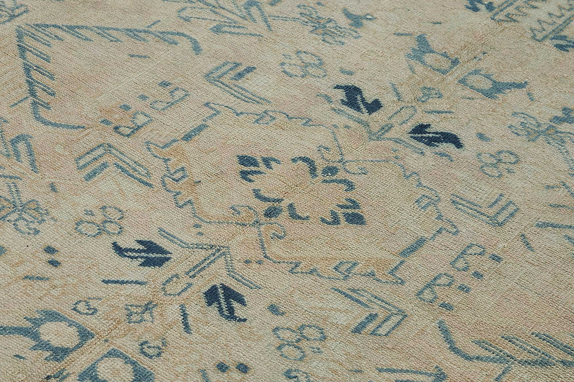 8x10 Antique Persian Heriz Rug - 50043