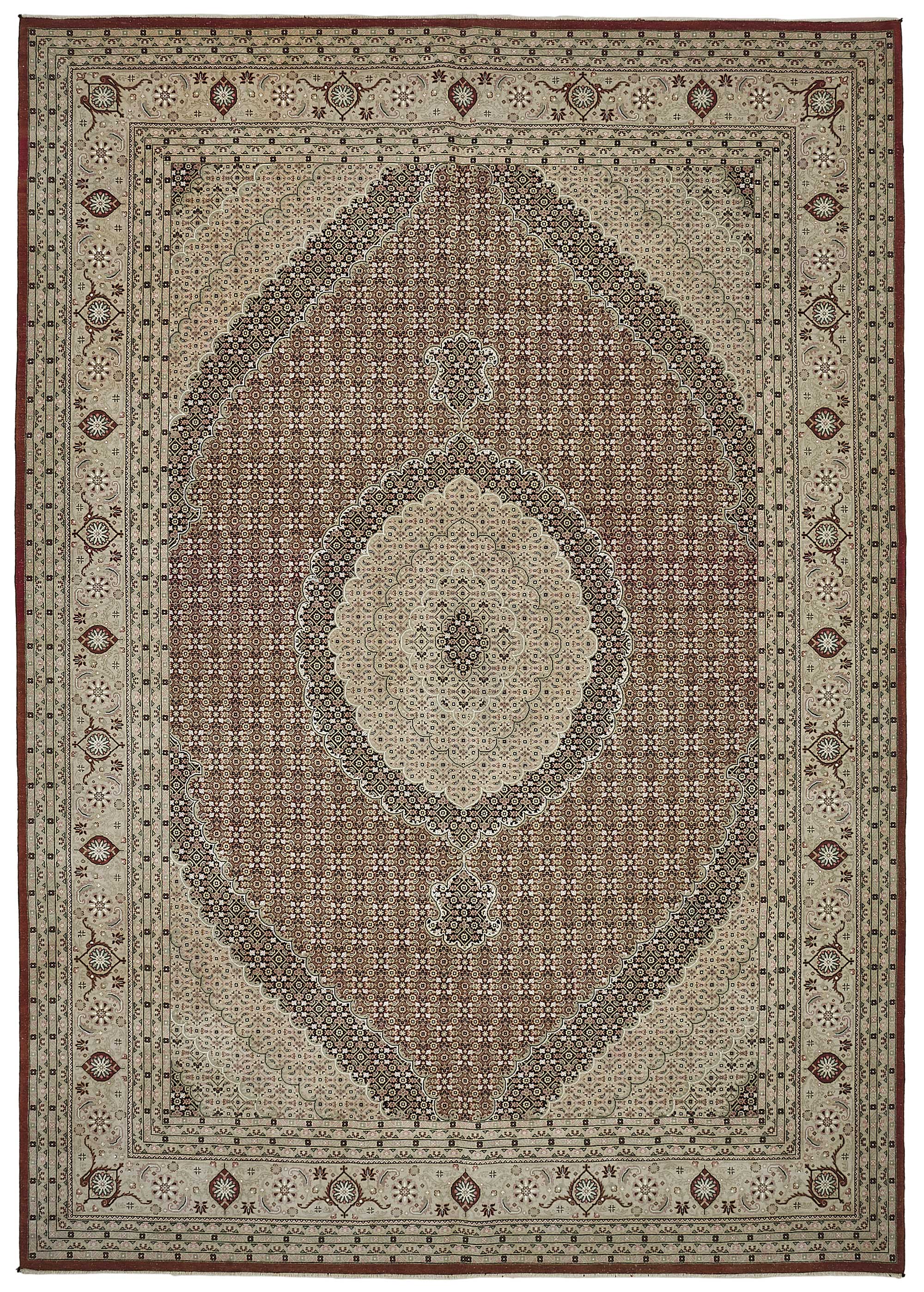 10x14 Antique Persian Moud Rug - 50044