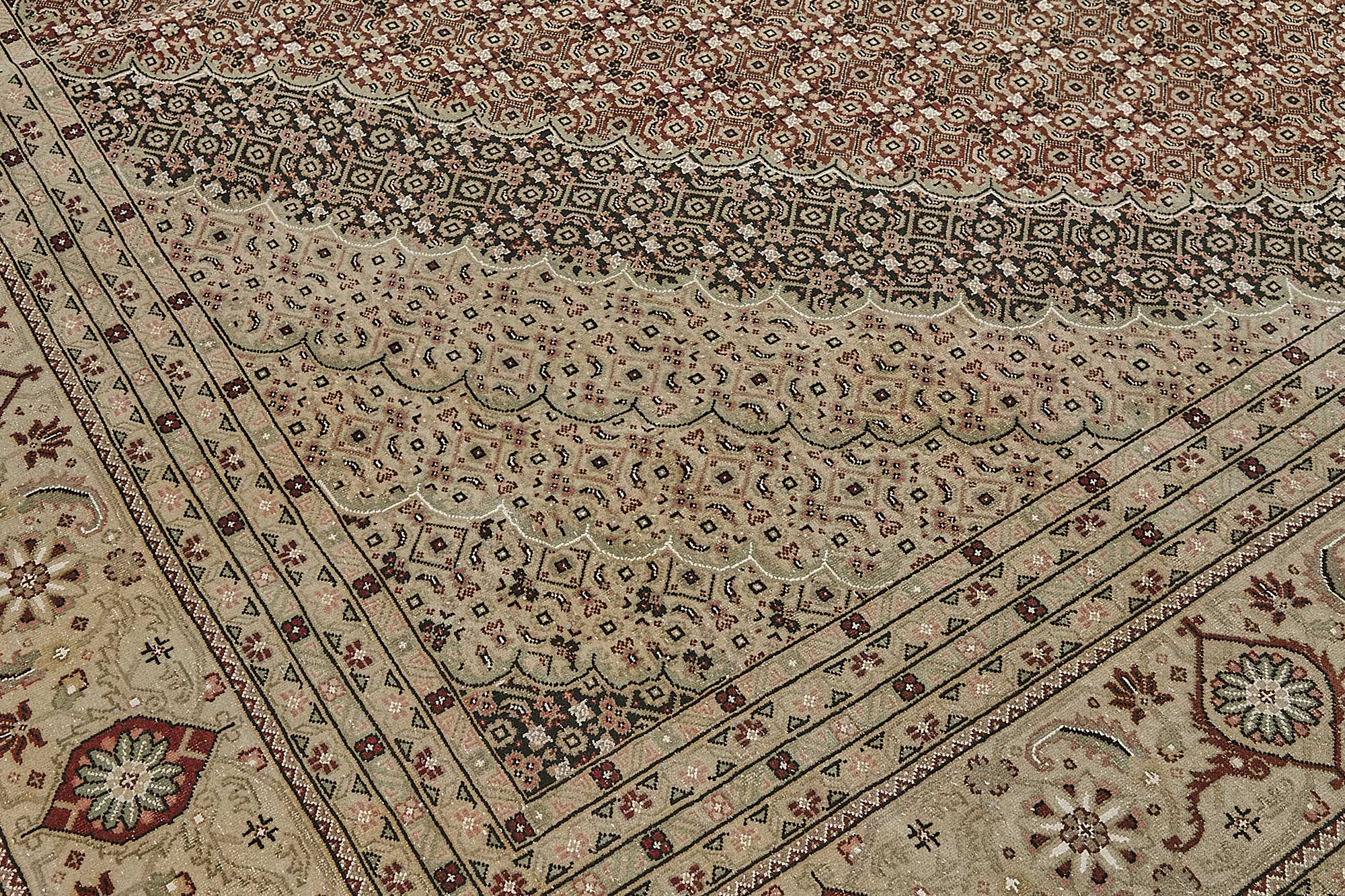 10x14 Antique Persian Moud Rug - 50044