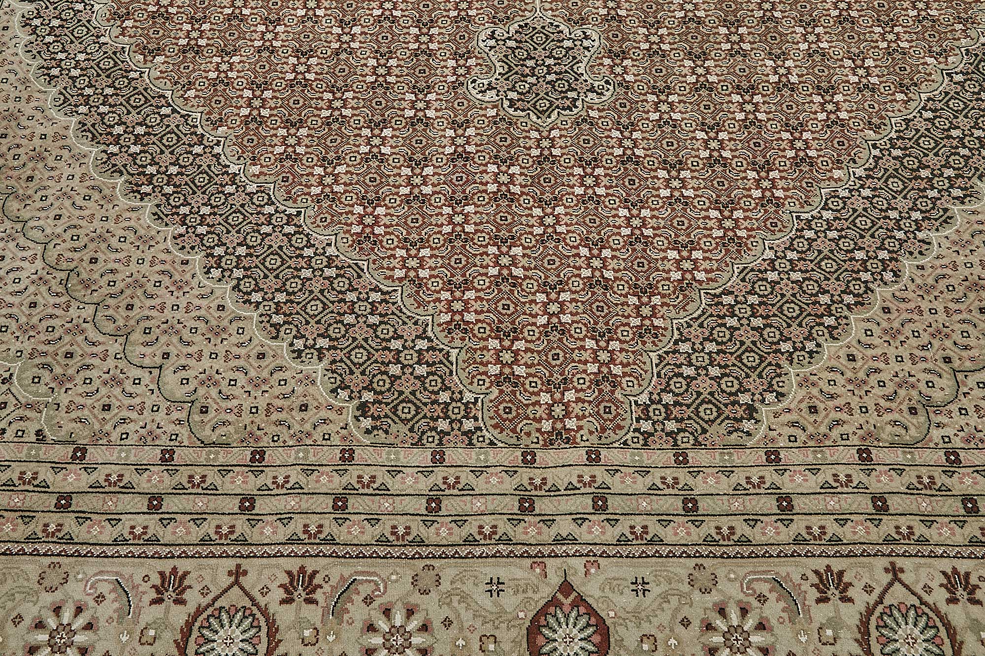 10x14 Antique Persian Moud Rug - 50044
