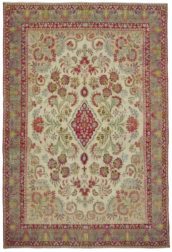 9x12 Antique Persian Kerman Rug - 50047