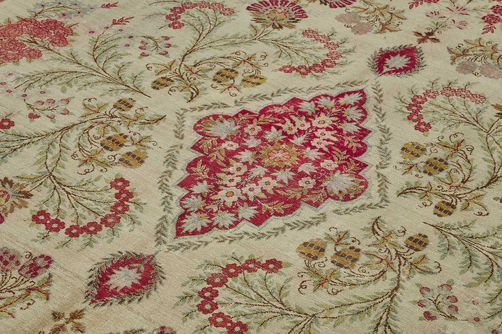 9x12 Antique Persian Kerman Rug - 50047