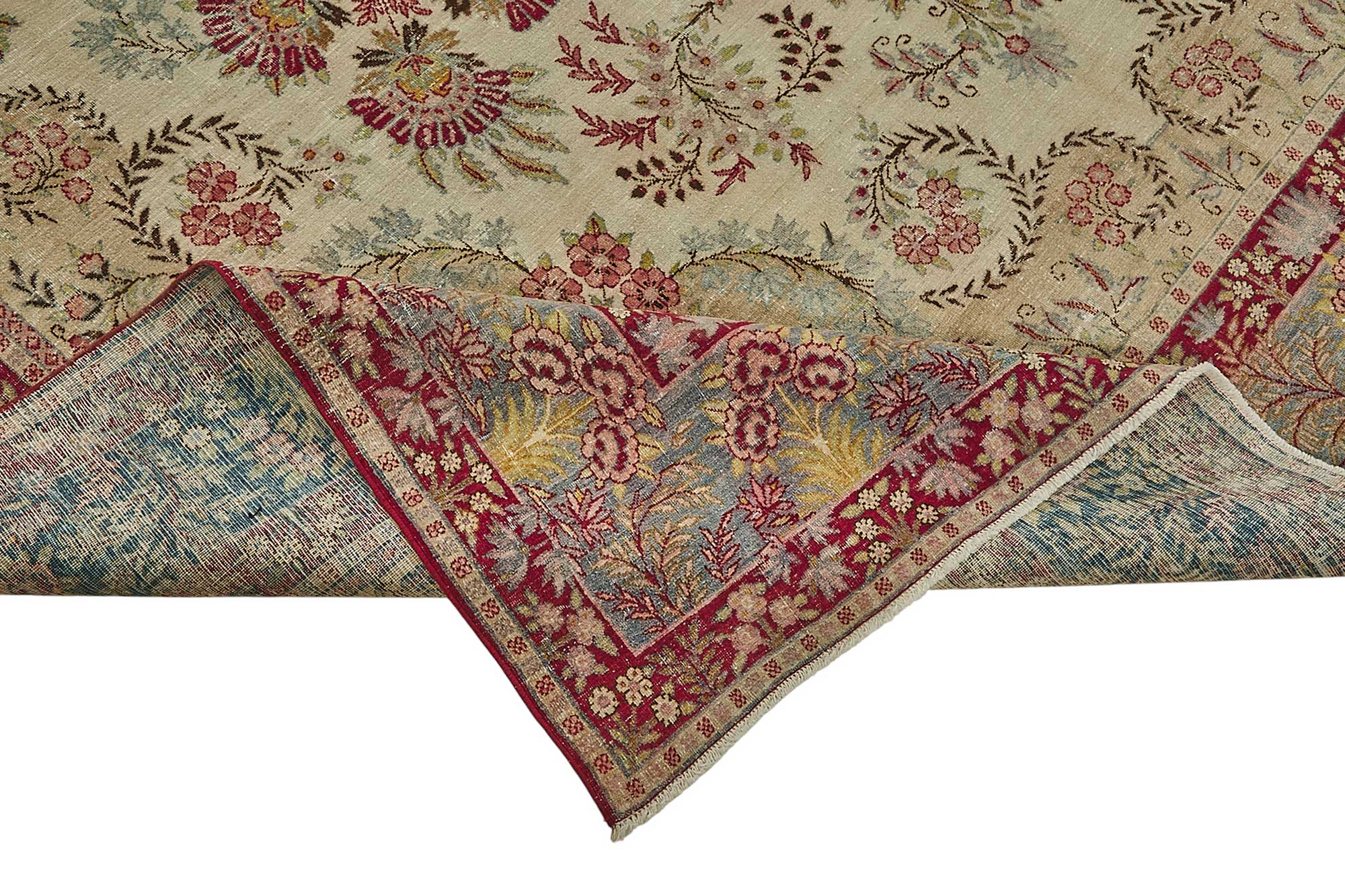 9x12 Antique Persian Kerman Rug - 50047