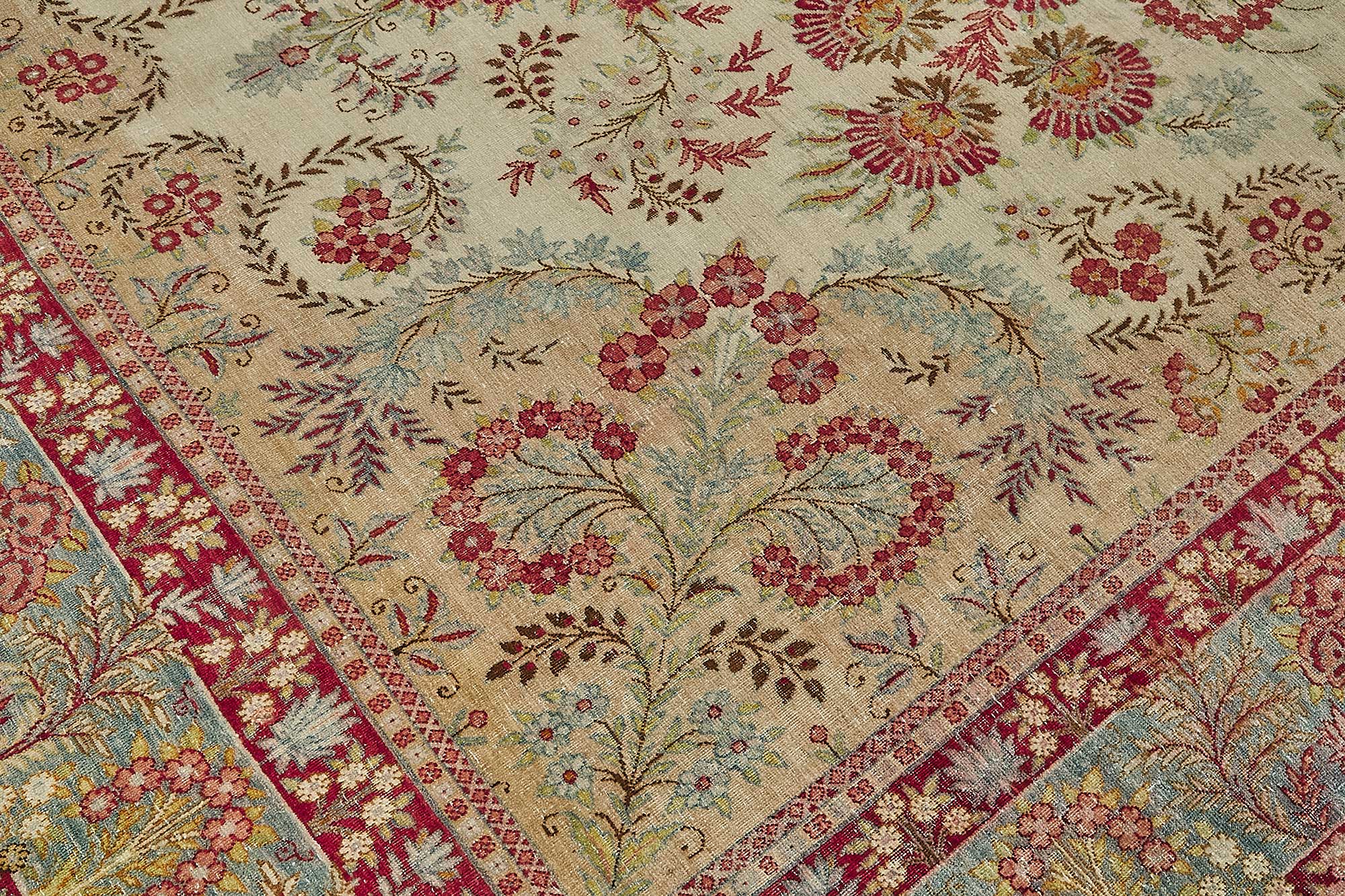 9x12 Antique Persian Kerman Rug - 50047