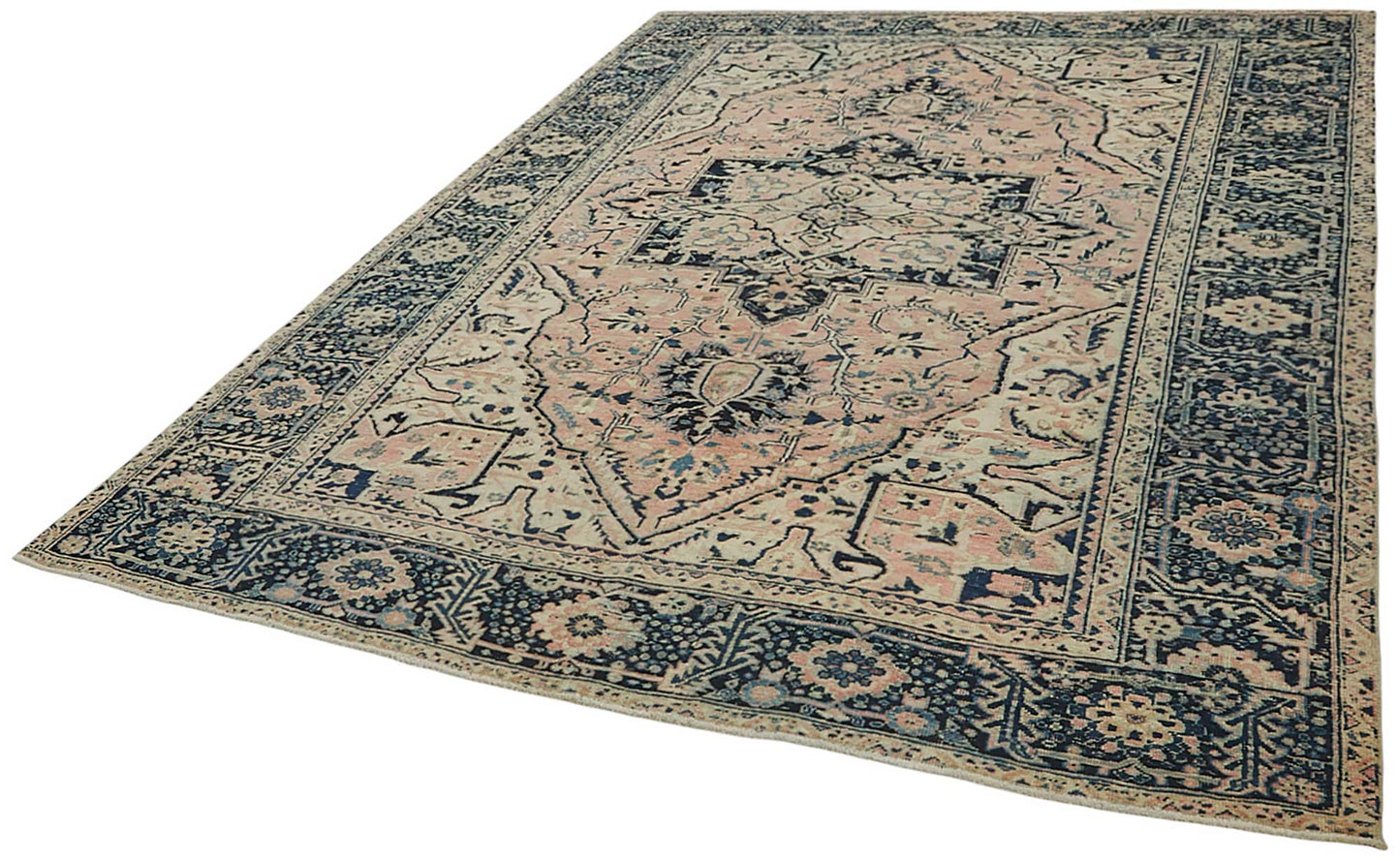 8x11 Antique Persian Heriz Rug - 50048
