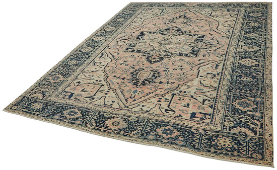 8x11 Antique Persian Heriz Rug - 50048