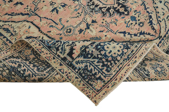 8x11 Antique Persian Heriz Rug - 50048