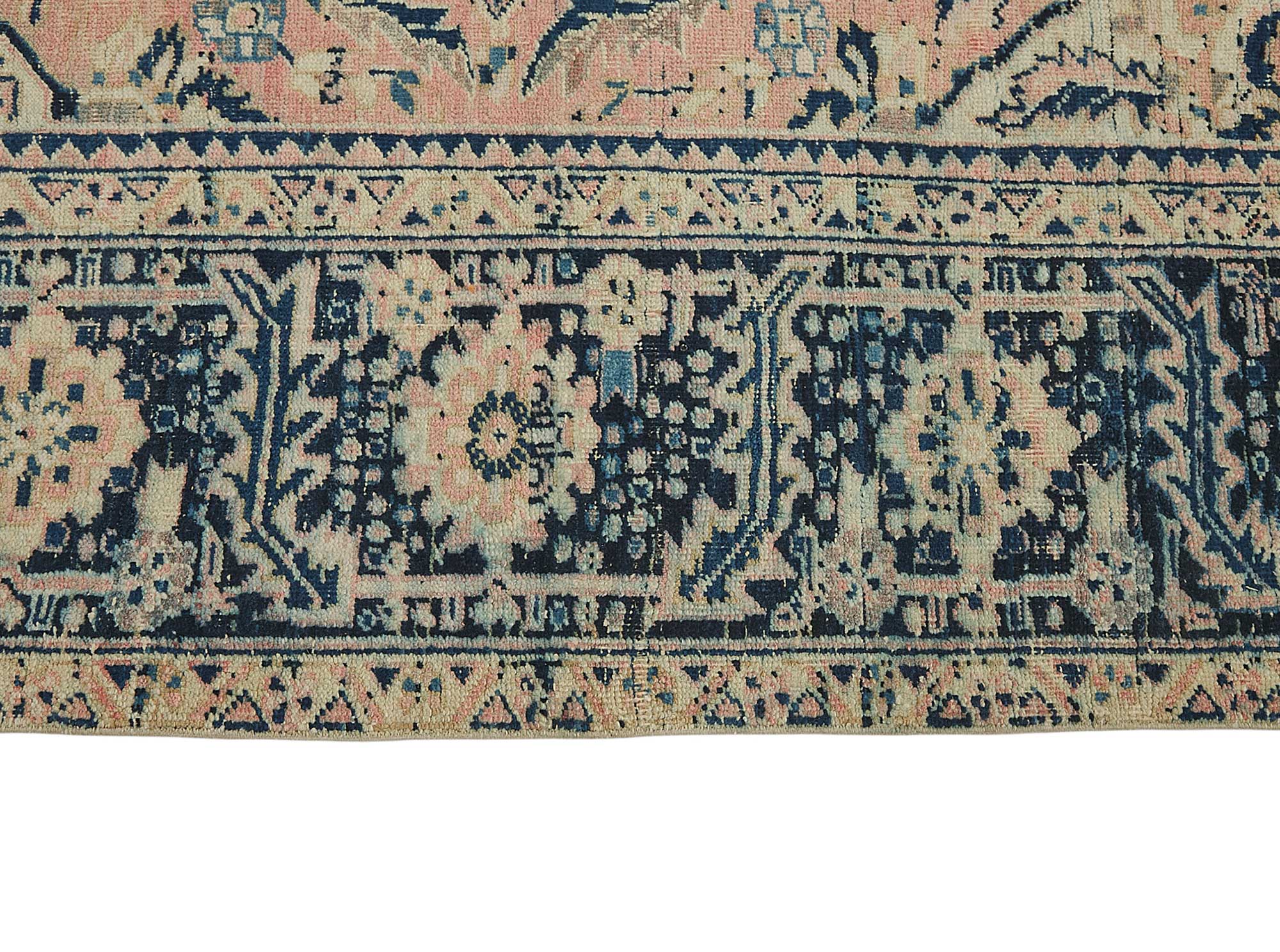 8x11 Antique Persian Heriz Rug - 50048