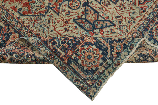 8x12 Antique Persian Heriz Rug - 50049