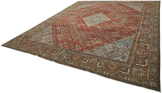 11x14 Beige Antique Persian Joshagan Rug - 50051