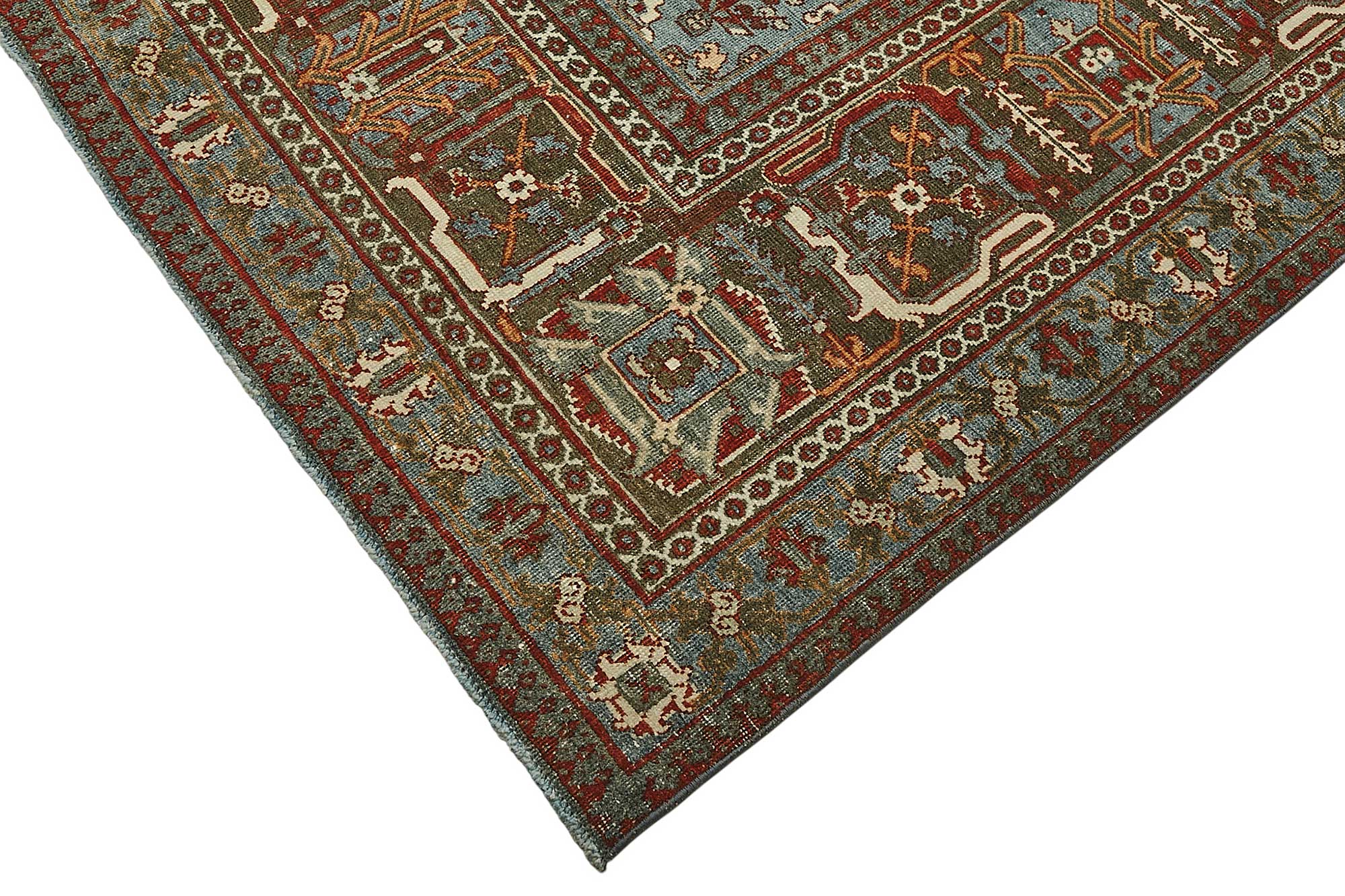 11x14 Beige Antique Persian Joshagan Rug - 50051