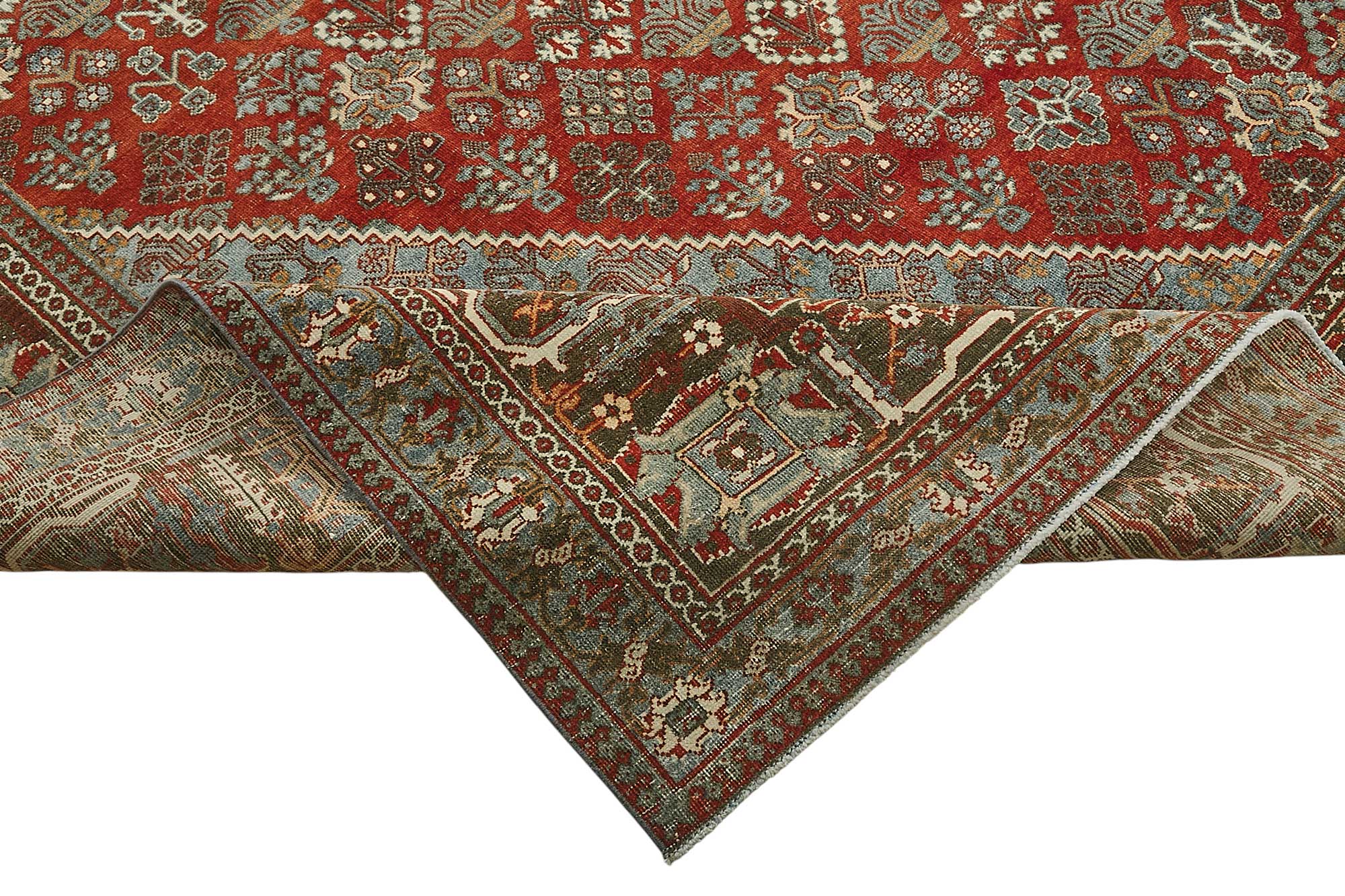 11x14 Beige Antique Persian Joshagan Rug - 50051