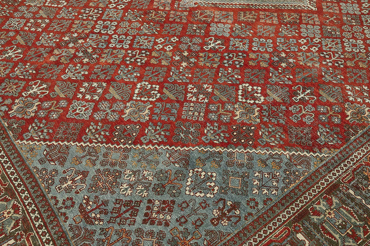 11x14 Beige Antique Persian Joshagan Rug - 50051