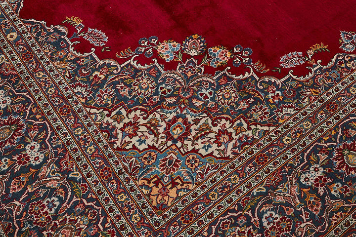 9x13 Antique Persian Kashan Rug - 50053