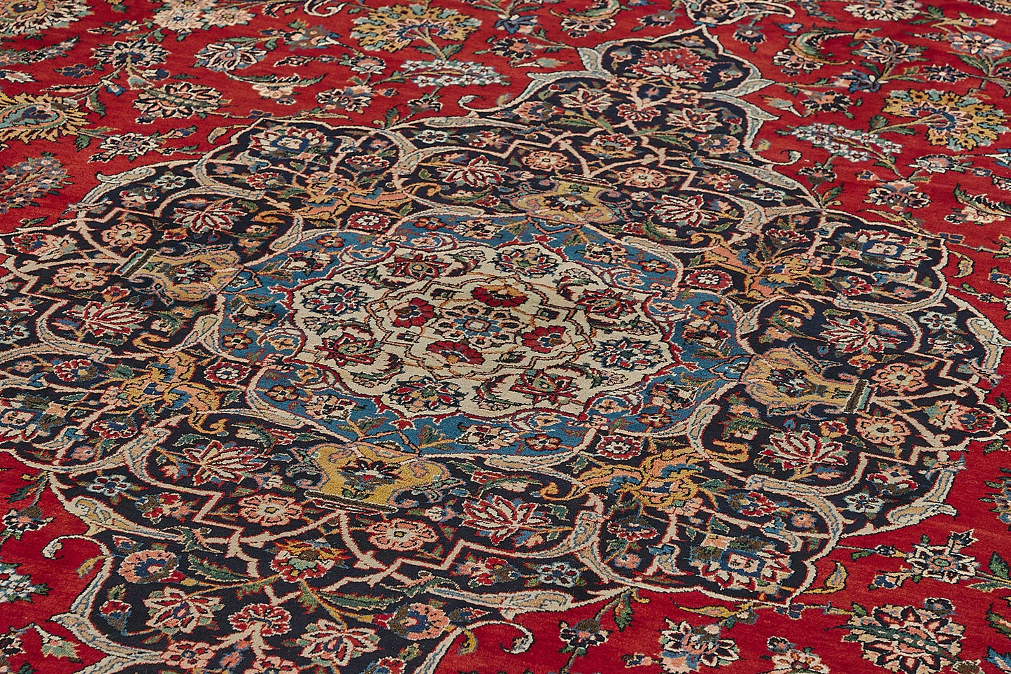12x18 Antique Persian Kashan Rug - 50054