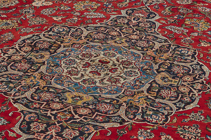 12x18 Antique Persian Kashan Rug - 50054