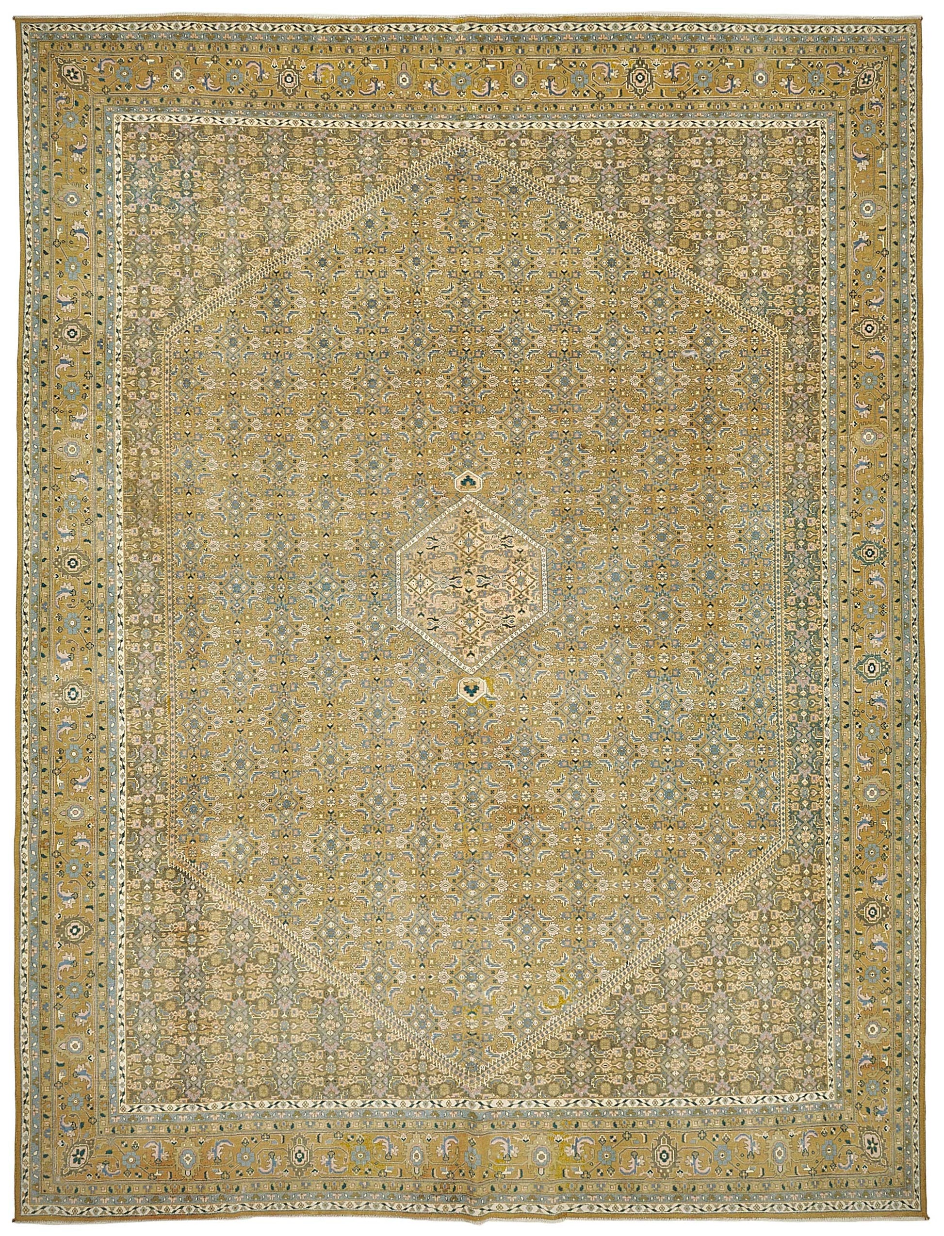 10x13 Antique Tabriz Mahi Rug - 50056