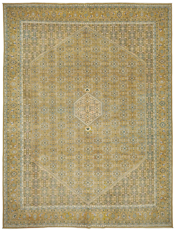 10x13 Antique Tabriz Mahi Rug - 50056
