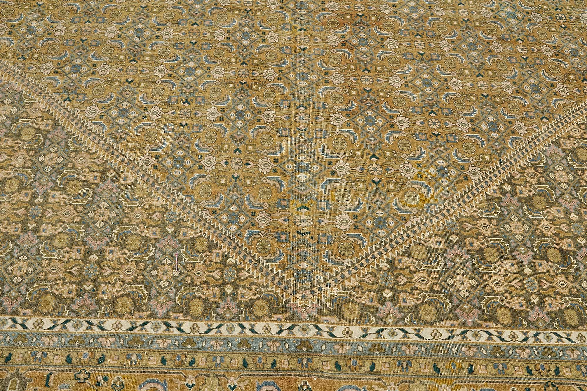 10x13 Antique Tabriz Mahi Rug - 50056