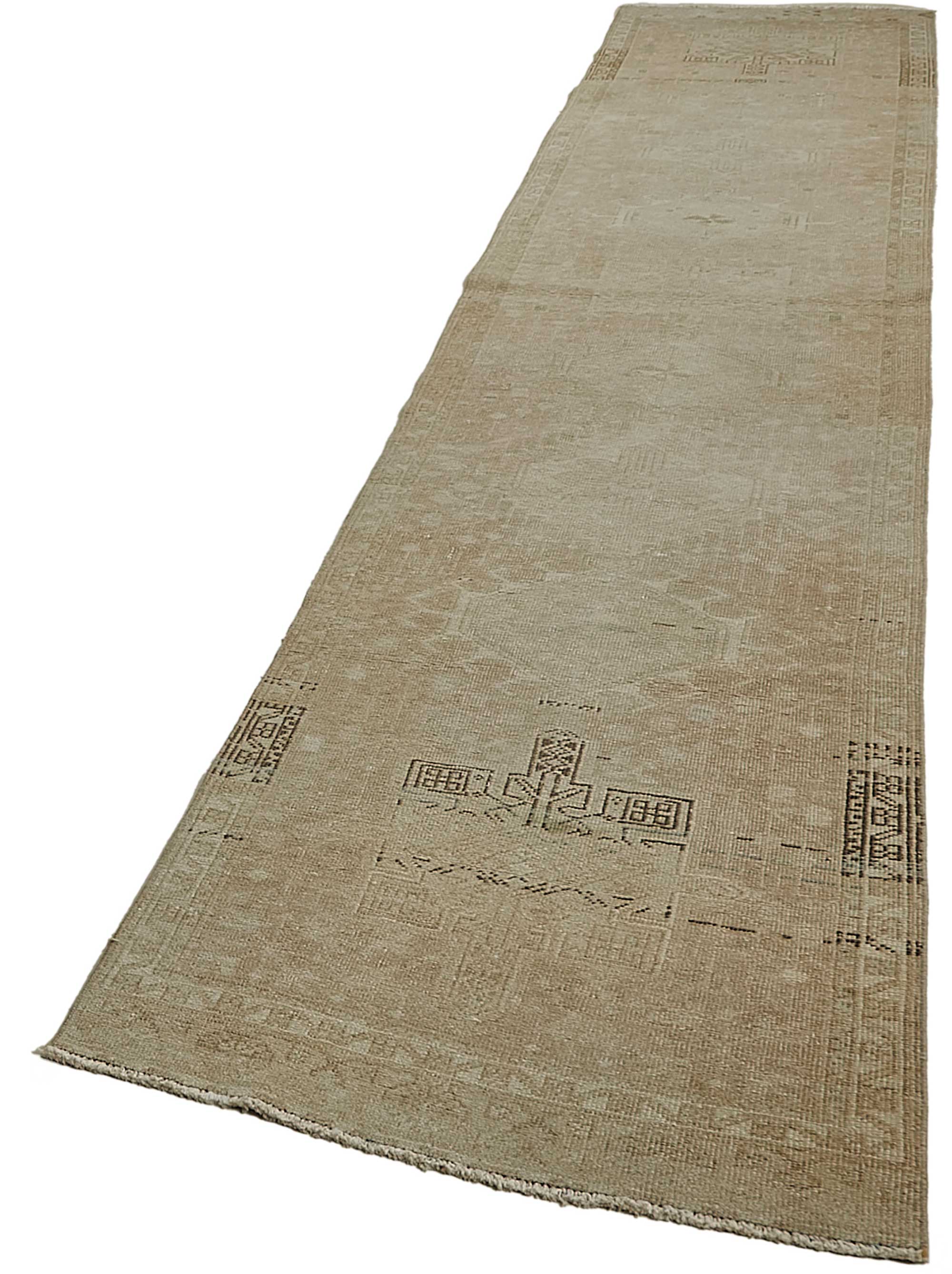3x14 Antique Persian Heriz Runner Rug - 50057