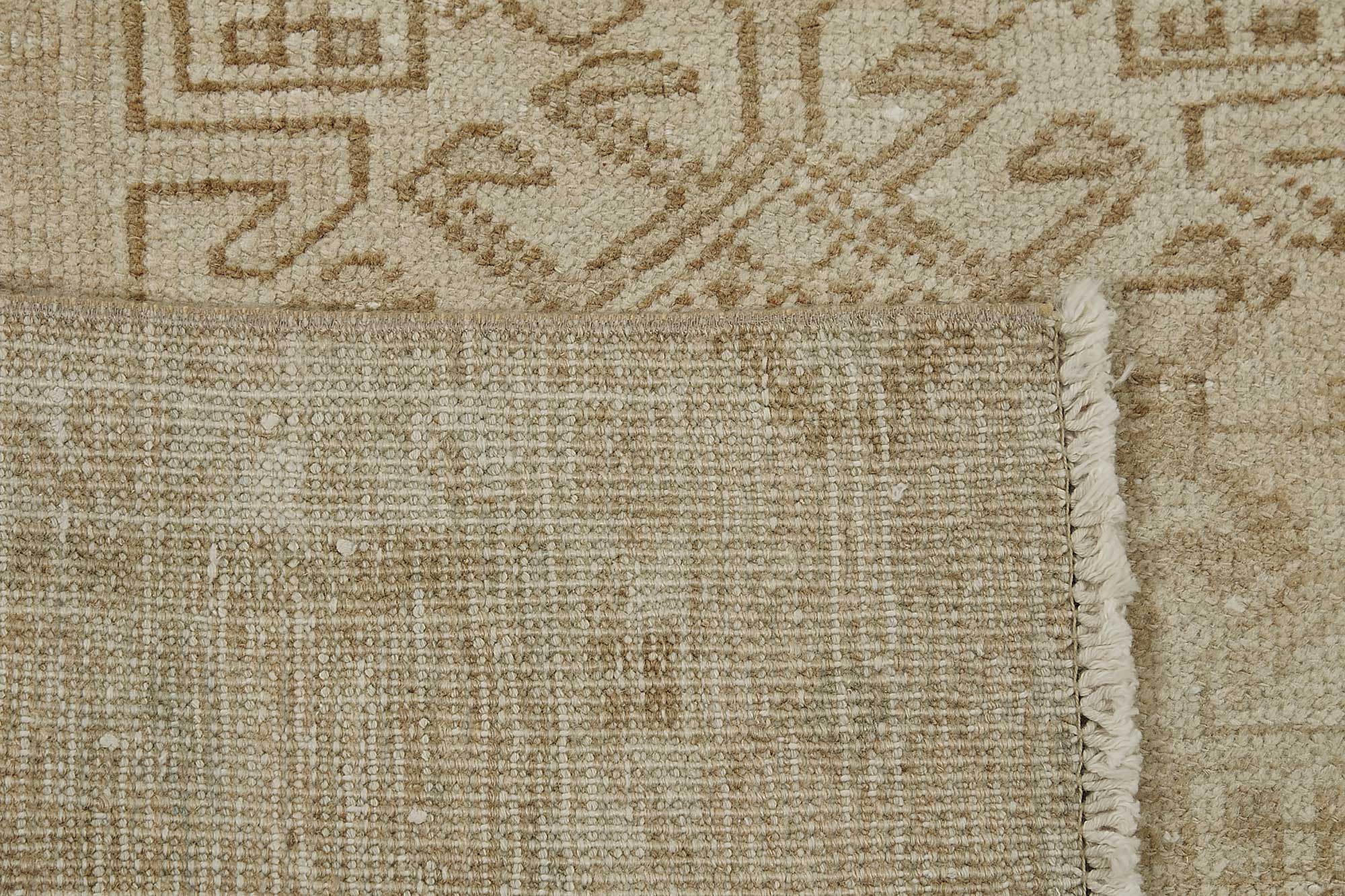 3x14 Antique Persian Heriz Runner Rug - 50057