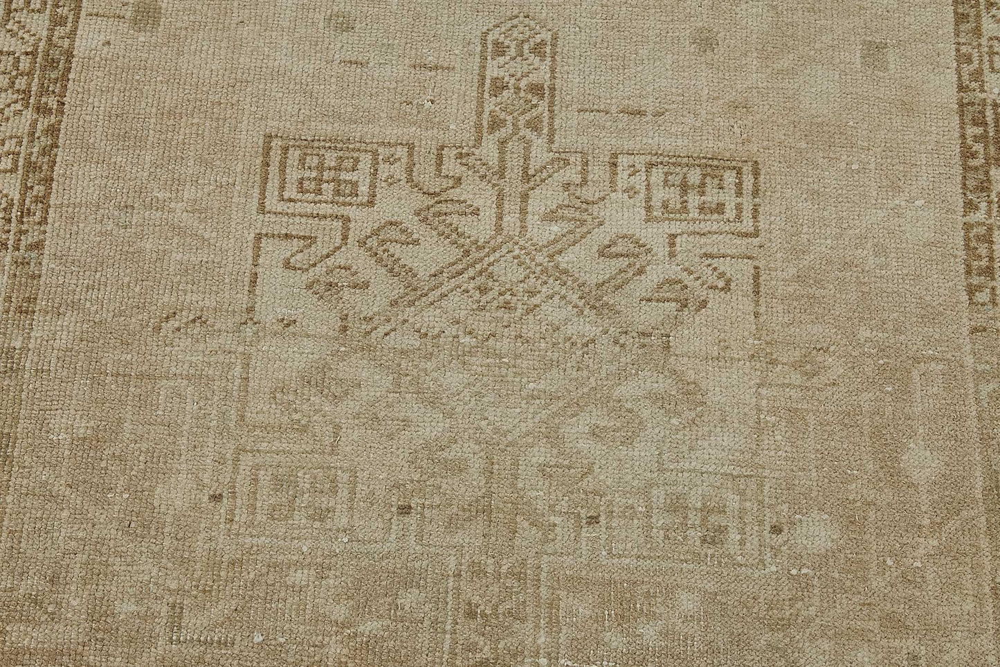 3x14 Antique Persian Heriz Runner Rug - 50057