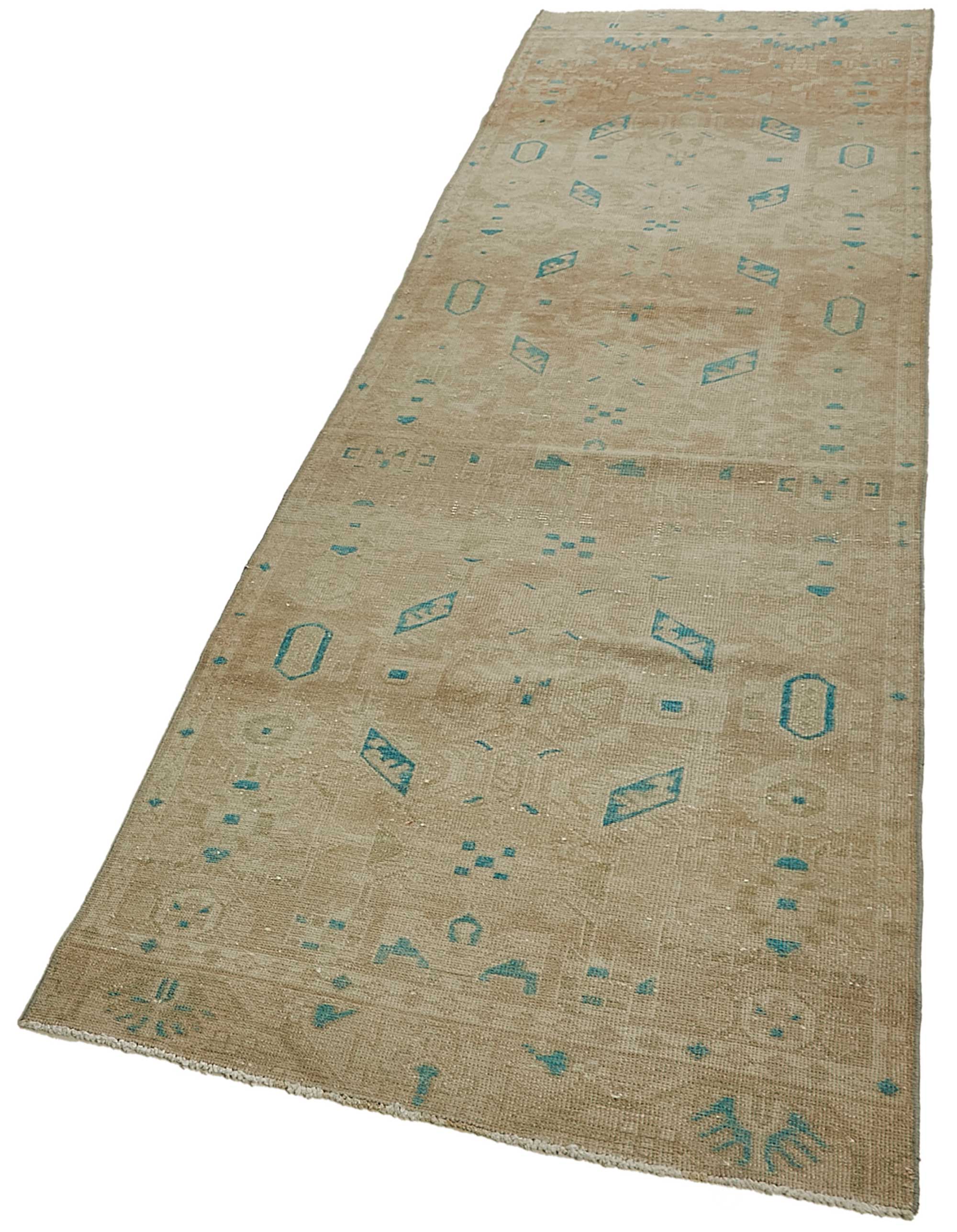 3x10 Antique Persian Hamedan Runner Rug - 50058