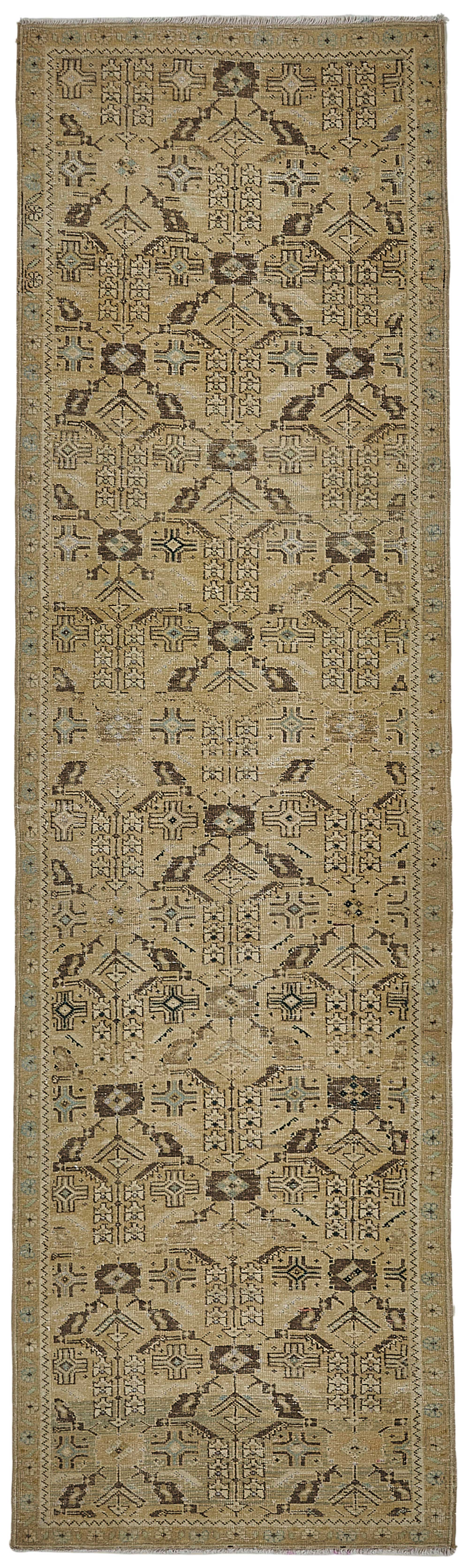 3x10 Antique Persian Caucasian Shirvan Rug - 50060