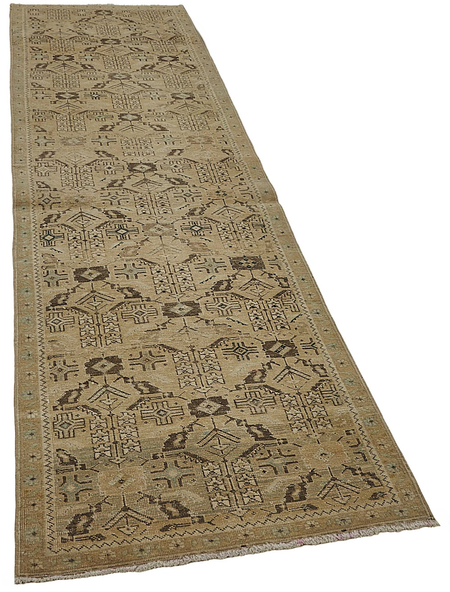 3x10 Antique Persian Caucasian Shirvan Rug - 50060