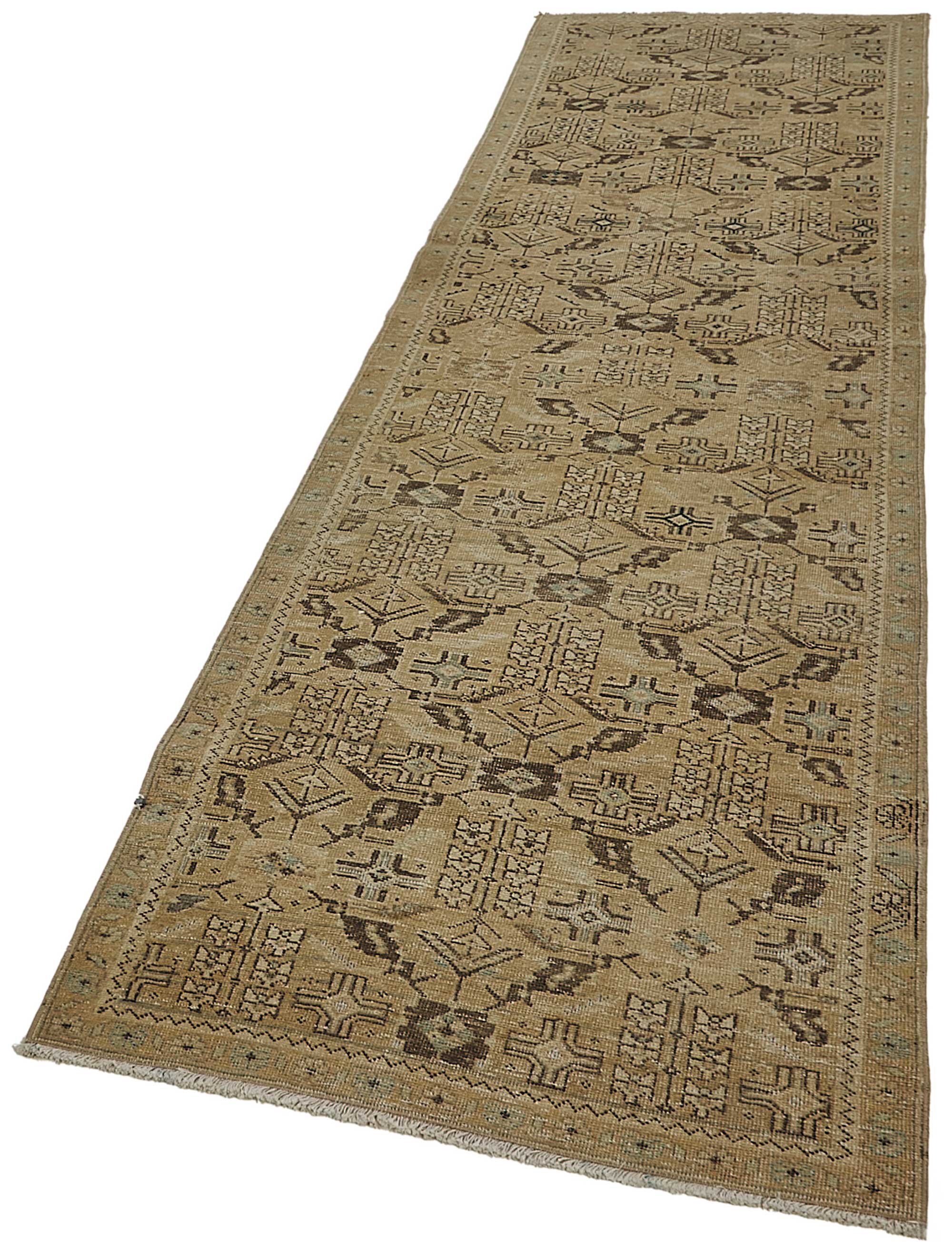 3x10 Antique Persian Caucasian Shirvan Rug - 50060