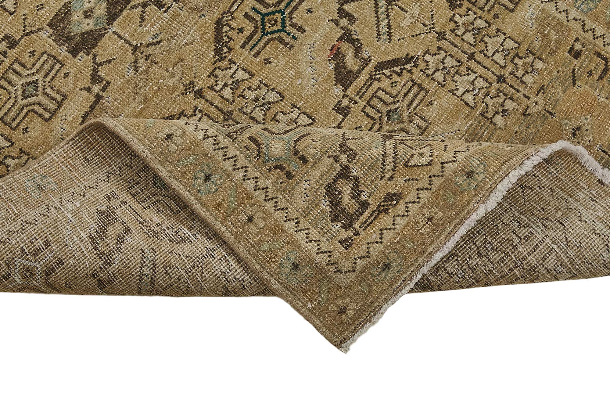 3x10 Antique Persian Caucasian Shirvan Rug - 50060