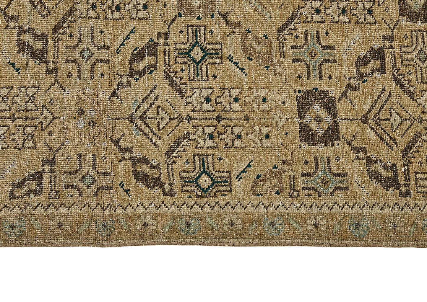 3x10 Antique Persian Caucasian Shirvan Rug - 50060