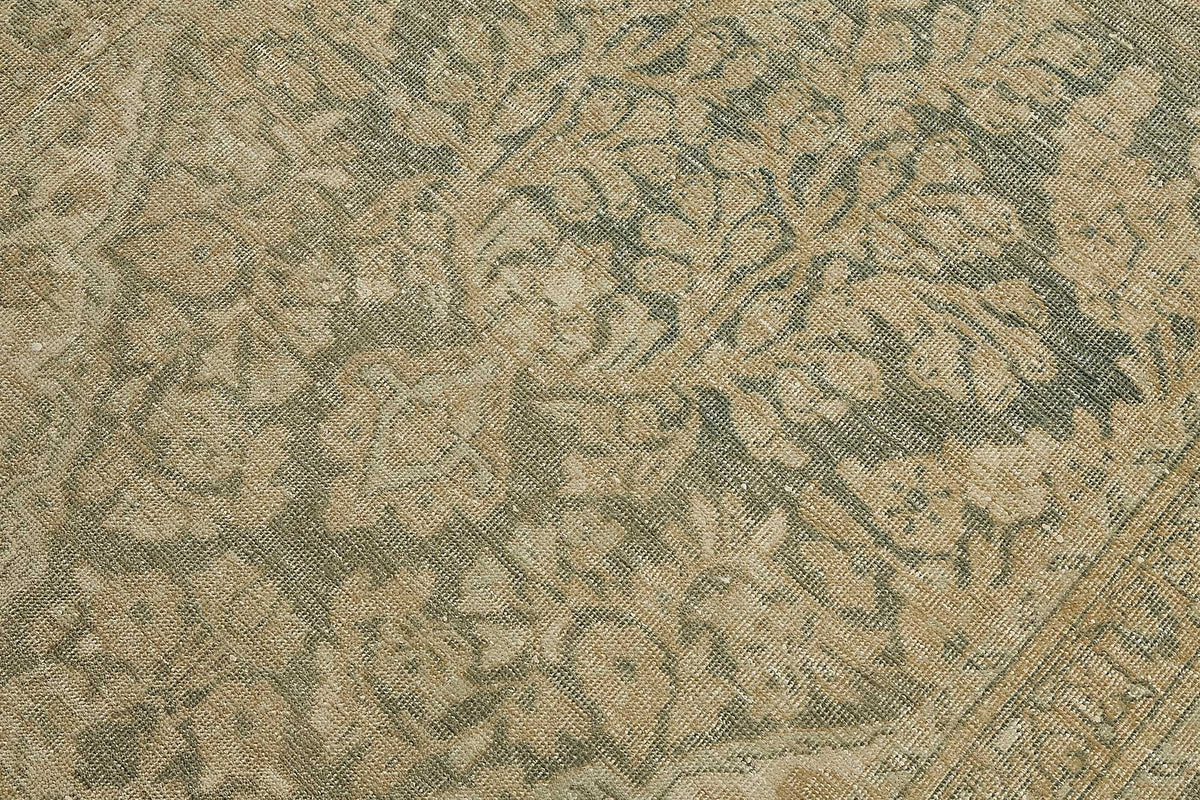 3x14 Antique Persian Kerman Rug - 50062