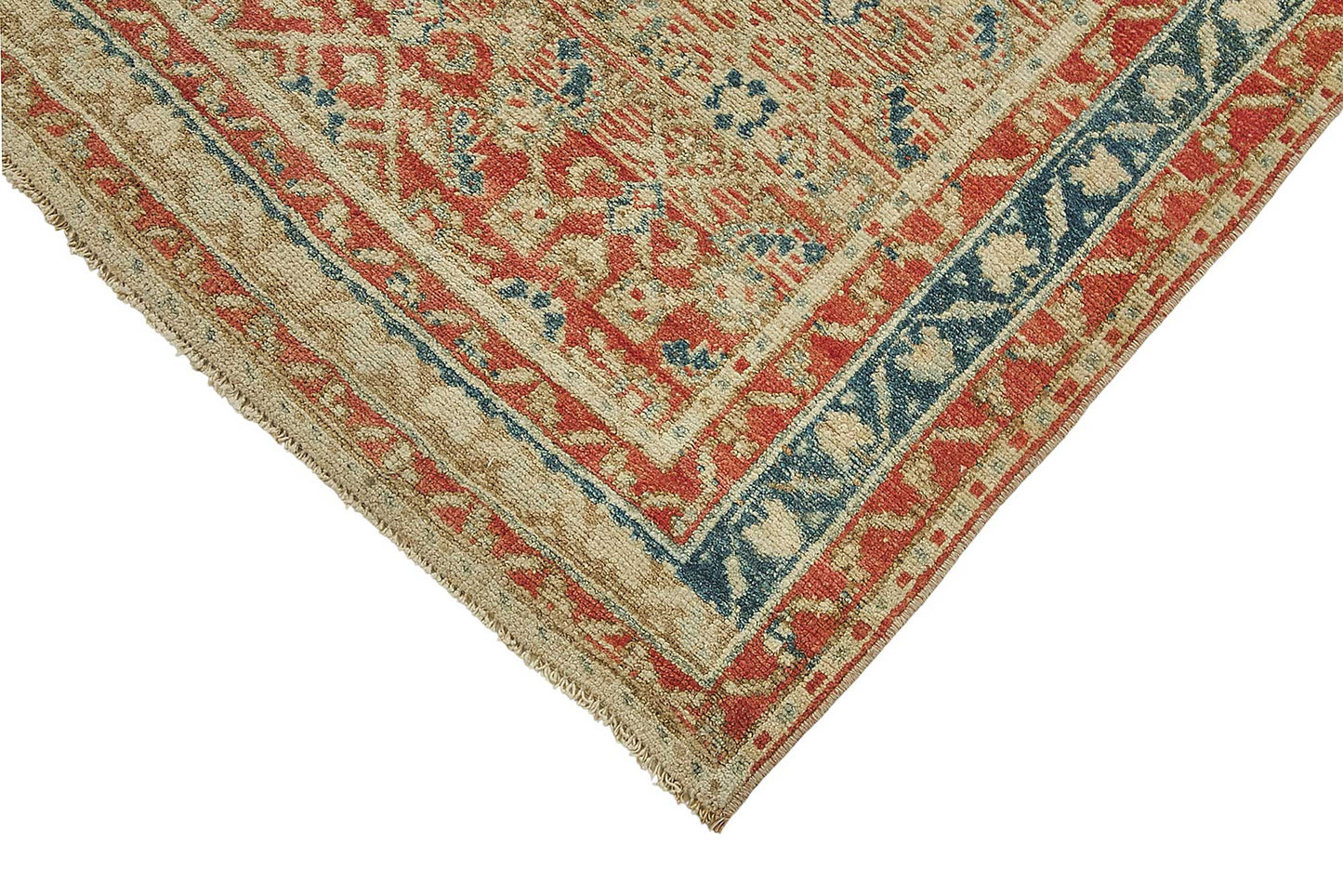 3x10 Antique Persian Heriz Rug - 50064