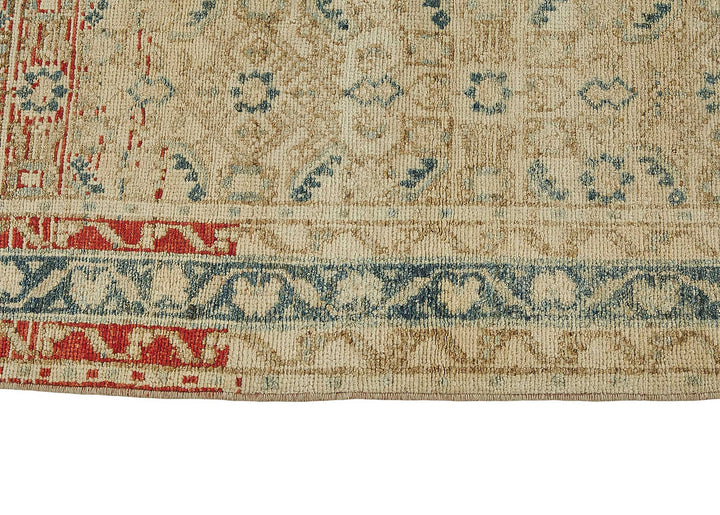 3x10 Antique Persian Heriz Rug - 50064