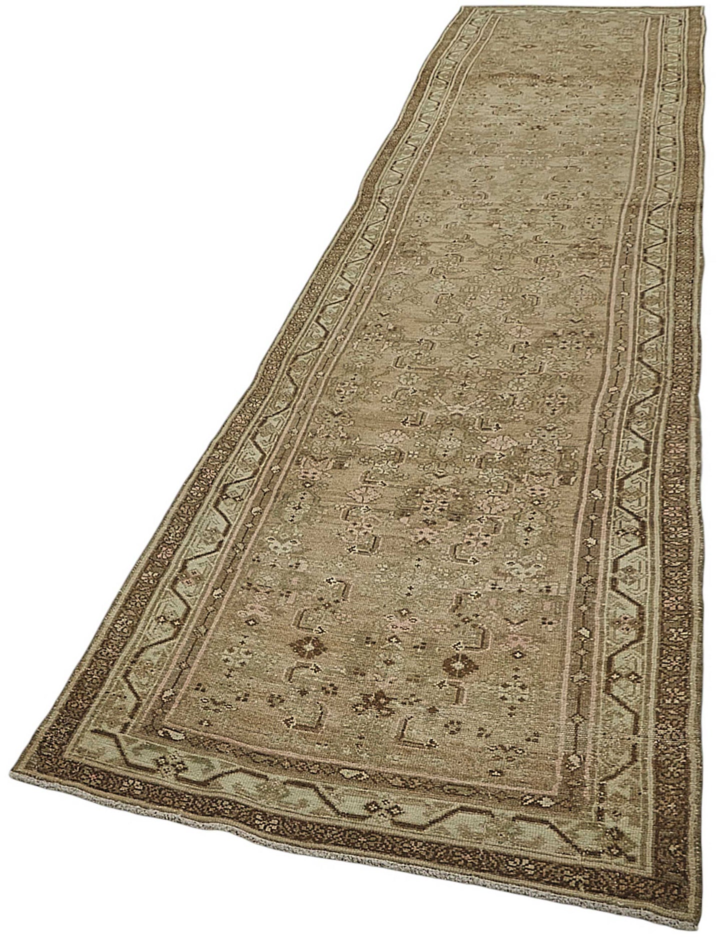 3x16 Antique Persian Hamadan Rug - 50065