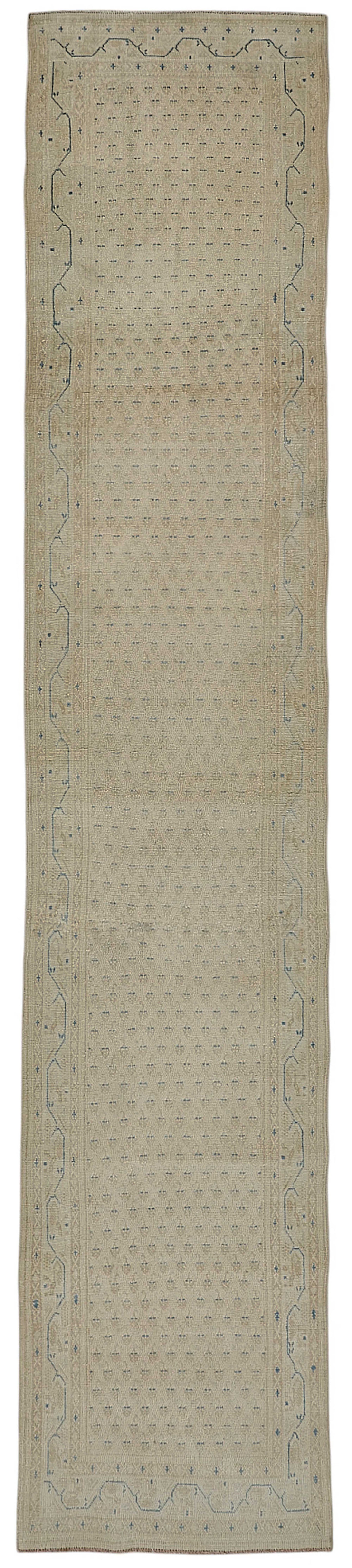 3x13 Antique Persian Heriz Rug - 50068