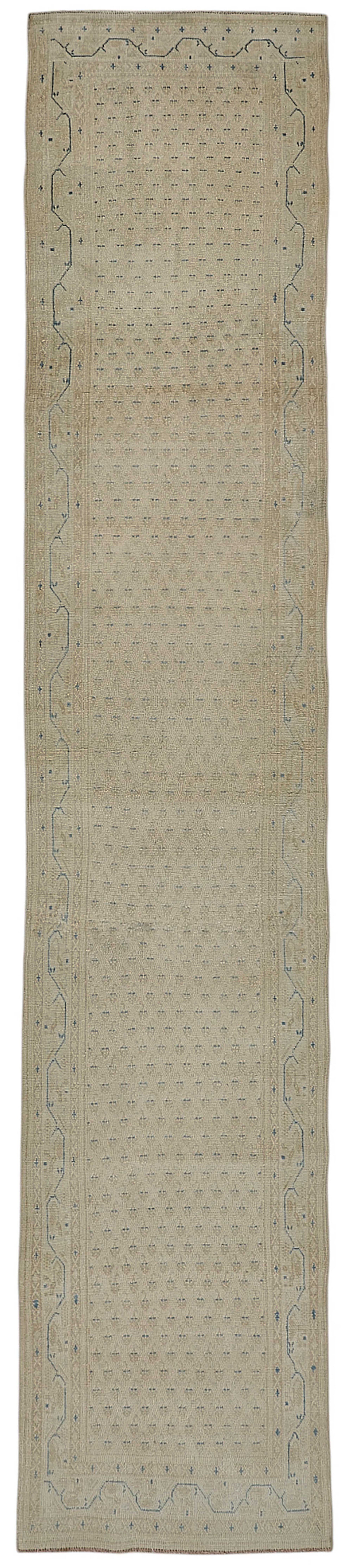 3x13 Antique Persian Heriz Rug - 50068