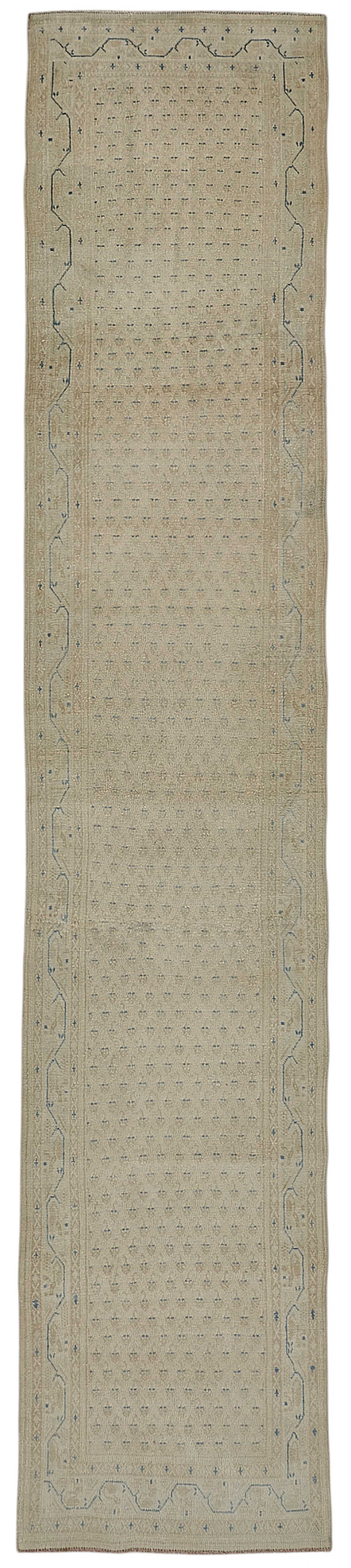 3x13 Antique Persian Heriz Rug - 50068