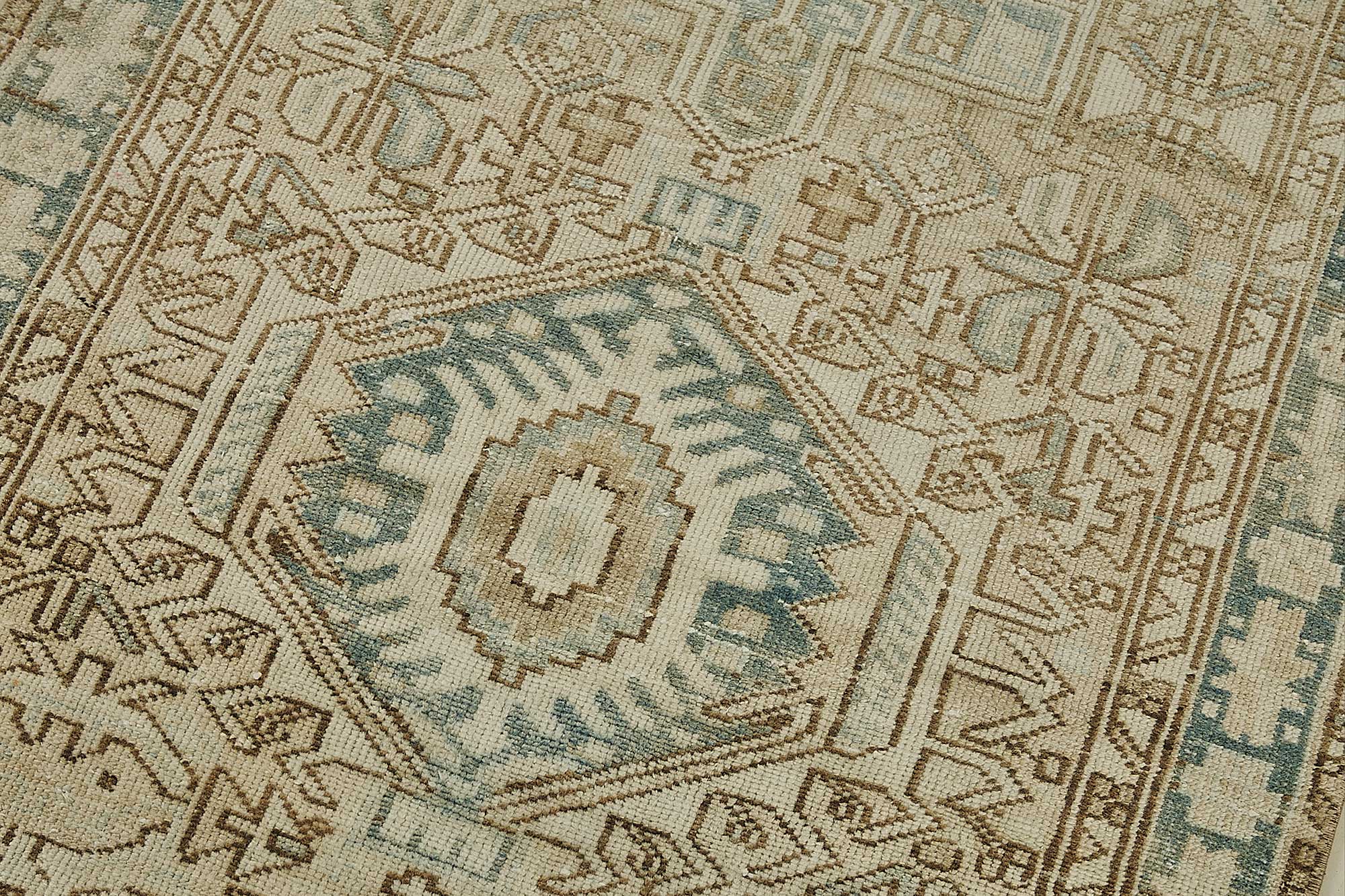 3x12 Antique Persian Heriz Rug - 50069