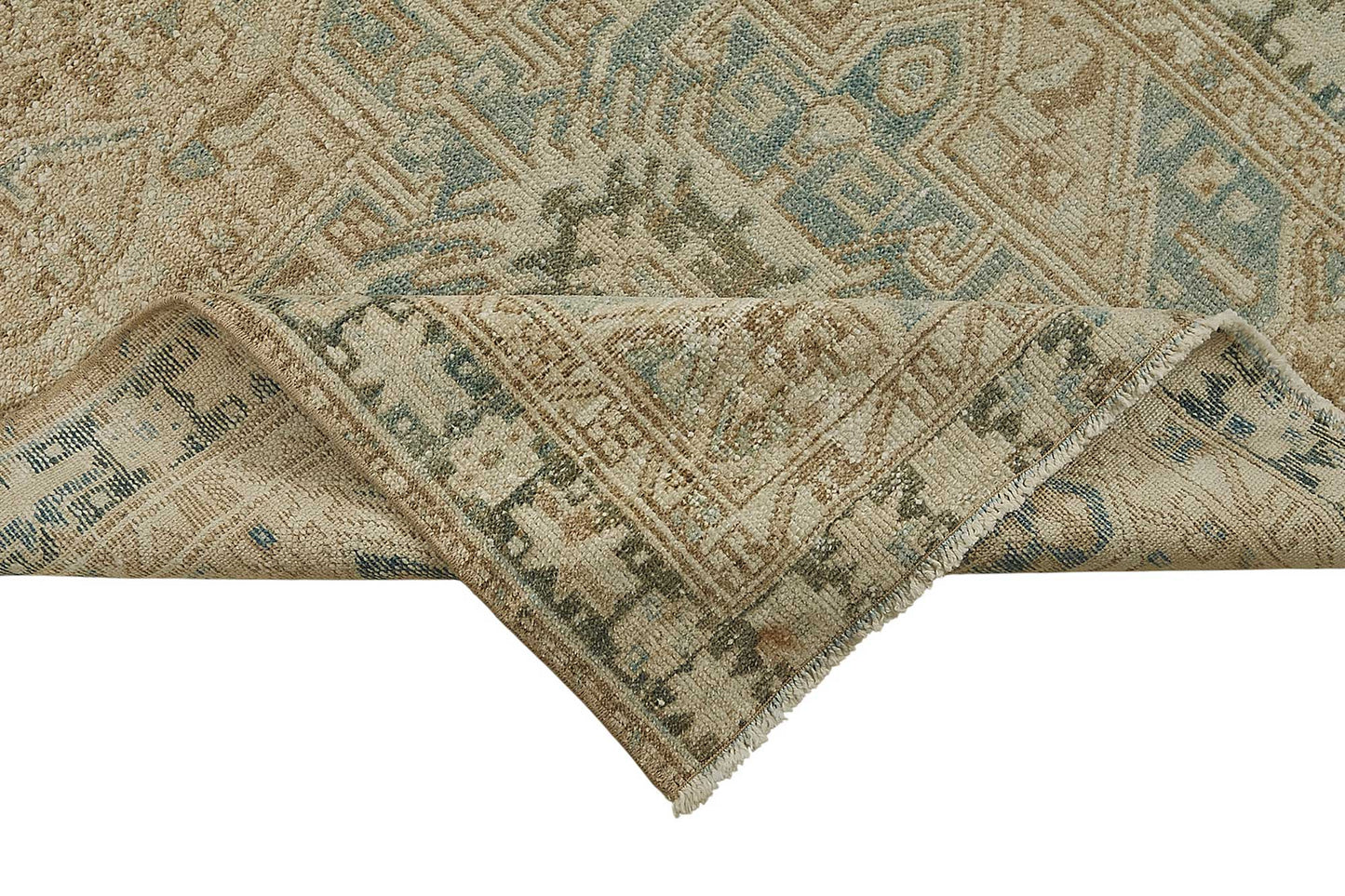 3x12 Antique Persian Heriz Rug - 50069