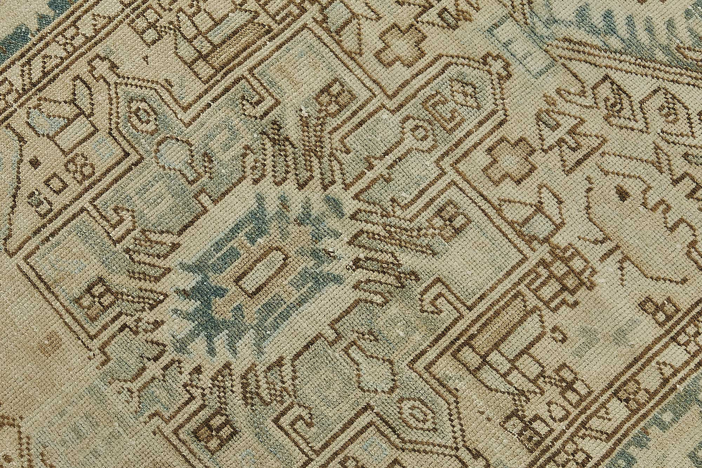 3x12 Antique Persian Heriz Rug - 50069